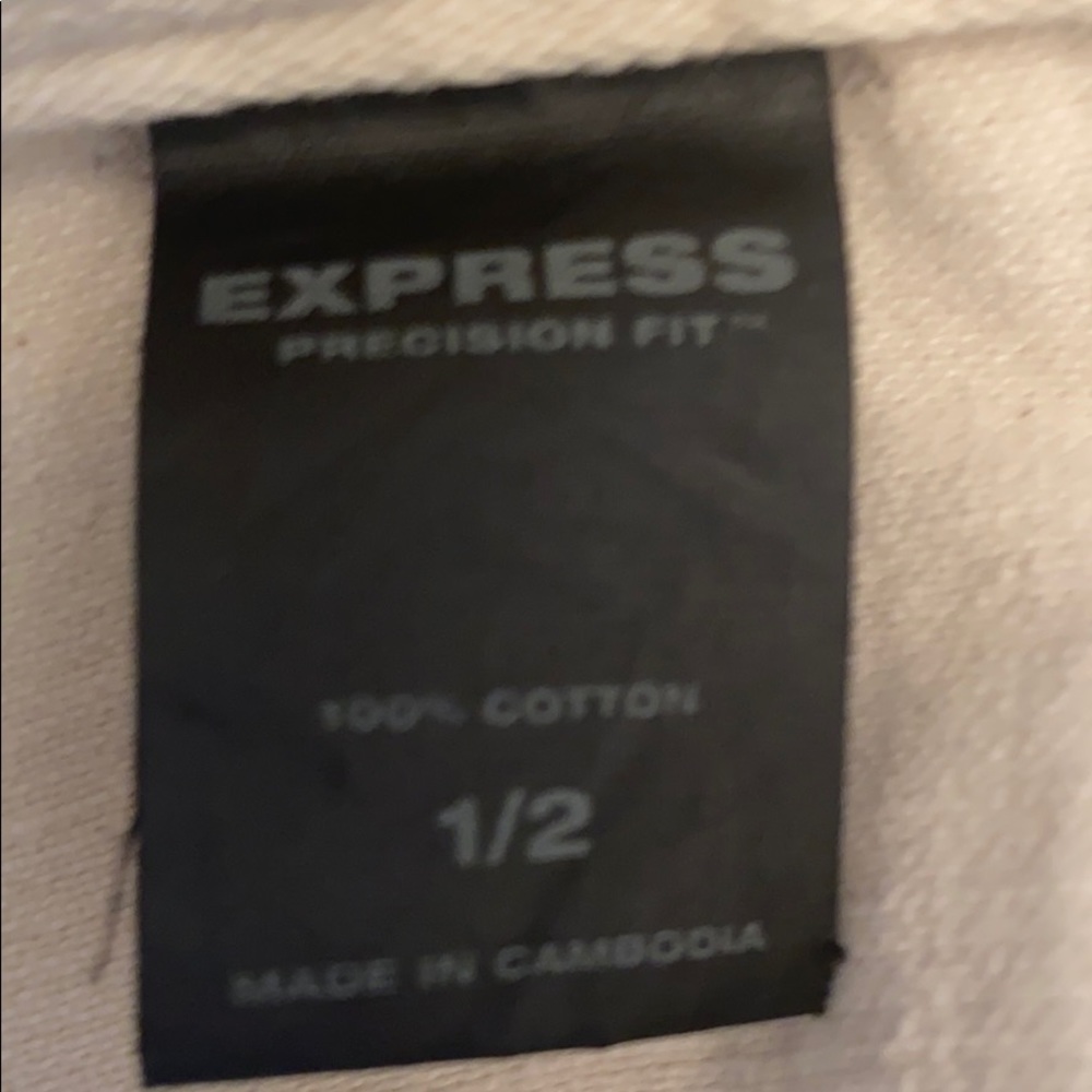 Express 70’s Inspired Bell Bottom Jeans in Cream - Picture 6 of 6